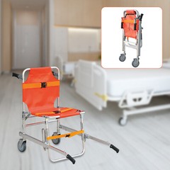 Stair Chair for Medical Emergency Evacuation 2 wheel Lift Fast Ship Orange US