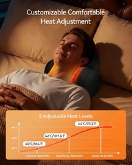Heated Cervical Traction Device with Red Light Therapy & Massage | Neck Stretche