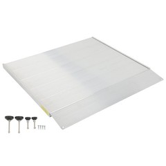 5.84″H 700lbs Capacity Threshold Ramp Bridge Portable Aluminum Angled Entry