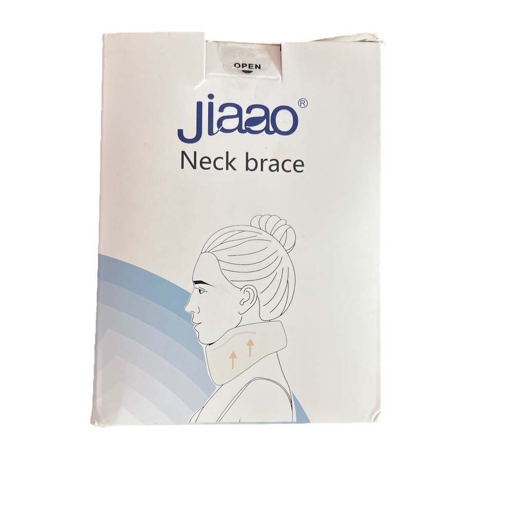 Jiaao Neck Brace Deep Blue Xl Neck Protection Sleeve for Neck Pain