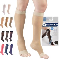 Open Toe Sheer Compression Stockings 15-20 mmHg – Comfortable & Fashionable