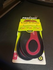Profoot Triad Orthotic Insert 3 Zone Support Women 1 PAIR Size W6 – 10