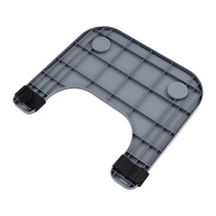 Wheelchair Table Board, Wheelchair Table Tray w/ Cup Holder Grey ABS 58*53cm