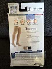 TRUFORM Medical Compression Stockings 20-30 mm BEIGE #8865 Size: Medium
