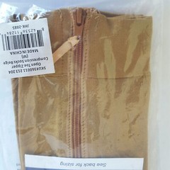 Silver Steps EZ Zip Zipper Open Toe Compression Socks 20-30 mmHg Medium Beige