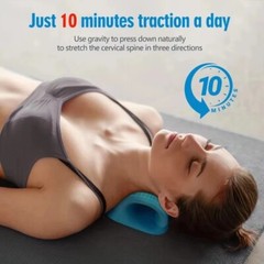 Cervical Neck Pillow STRETCHER Traction Device Brace Support Pain Relief Massage