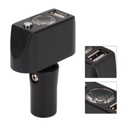 Electric Wheelchair Light 3 Pin XLR Head USB Charging Adjustable Angle LED Power