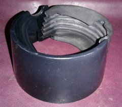 RASCAL Mobility Tiller Base with Boot from 600T Series. BLACK.