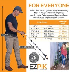 Pro 36″ Flexible Folding Grabber Tool for Elderly + Magnets, Reacher for Disa…