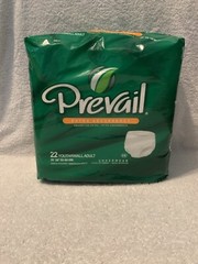 3 Packs of 22 (66 in All) Prevail Underwear Youth / Small 20″-34″ **NEW** PV 511