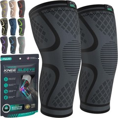 Modvel 2 Pack Compression Knee Brace Men Women Support Sleeve Sports