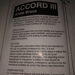 Comfortland Accord lll Ankle Brace Medium Left