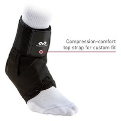 McDavid Sport Ankle Brace Breathable Adjustable Strap Black S
