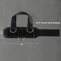Kickback Ankle Straps Padded Ankle Strap for Cable Machine,Strong Hook and Loop,