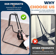Neck Stretcher Hammock with Stand for Neck Decompression, Cervical Traction Devi