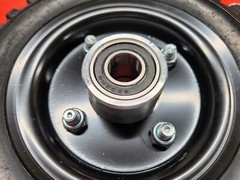 2pk Unbranded 8″ x 2″ Aluminum Power Chair Wheels w/ Solid 5/16″ Bearings & Cap