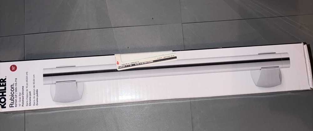 Kohler Rubicon Polished Chrome Straight Grab Bar 18 in. GREAT PRICE!!