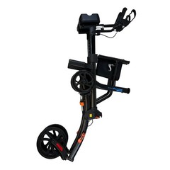 Journey Upright Walker for Seniors with Seat, Wheels and Motion-Activated Lights