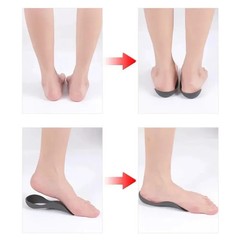 Unisex Arch Support Orthotic Insoles Flat Feet Plantar Fasciitis Gel Cushion