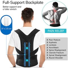 US Posture Corrector Corset Support Back Shoulder Brace Belt For Men Women 2023
