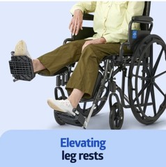 Medline K4 Basic Lightweight Elevating Wheelchair (MDS806550E)