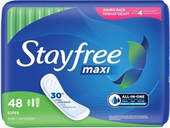 Maxi Ultra-Absorbent Leak-Proof Pads – 48 Pack for Heavy Menstrual Flow