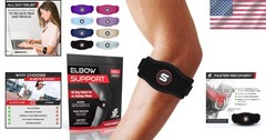 Unisex Tennis Elbow Support – Customizable Compression for Sports & Everyday Use