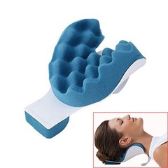 Soft Foam Relief Neck Shoulder Muscle Relaxer Pain Cervical Alignment Pillow D