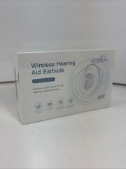 Bluetooth Wireless Rechargeable 16 Channel OTC In Ear Earbud Hearing Aids Pair