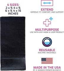 Extender Strap – Multipurpose Elastic Hook and Loop Extension for Ice Packs, Ice