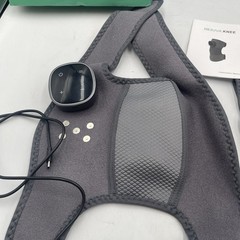 REJUVA KNEE Advanced Knee Relief Wireless Rechargeable Knee Brace Gray- NIB