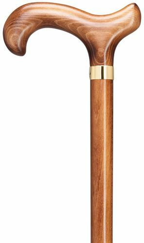SCORCHED WOOD HERCULES WALKING CANE for BIG & EXTRA TALL Supports up to 500 lbs