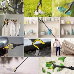 59in Extra Long Grabber Reacher Tool w‘ Magnetic Tip & 360° Rotating Anti Slip