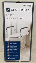 NEW Glacier Bay Toilet Support Rail Adjustable Grab Bar