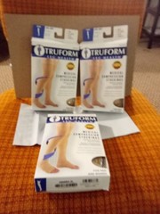 Truform 0868 Medical Compression Stockings 20-30 Mmhg BEIGE 2XL — new, 3 Pairs