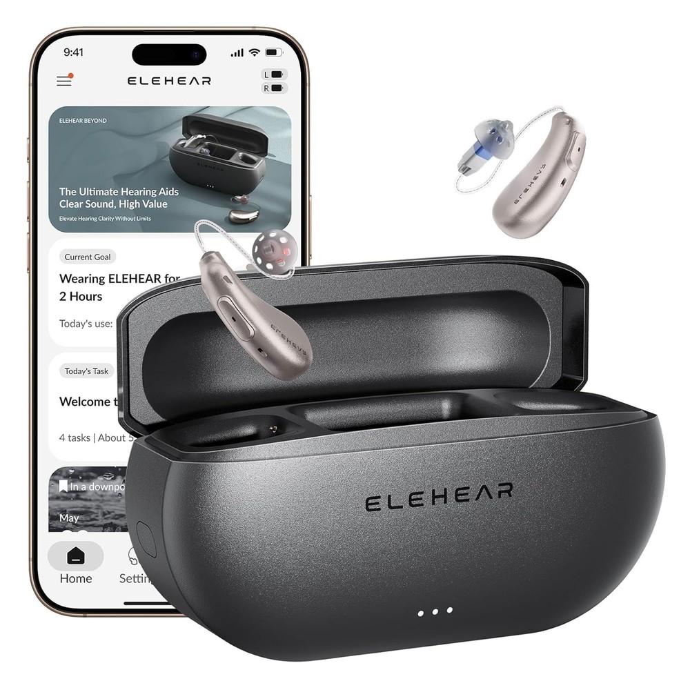 Beyond Pro Bluetooth OTC Hearing Aids for Seniors and Adults | VocClear 2.0 Tech