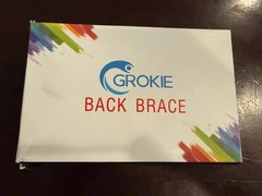 GROKIE Posture Corrector Adjustable Back Clavicle & Shoulder Support, Medium