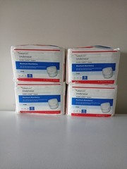 64 Pack Cardinal Health Underware Sure Care Super Maximum Absorbency Size Large