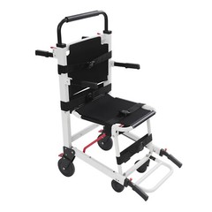 EMS Mobility Transport Chair w/6″ Wheels – No Assembly, 400lbs Aircraft Aluminum