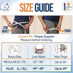 5 in 1 Hip Brace for Women Men Sciatica Pain Relief Devices – Adjustable Groi…