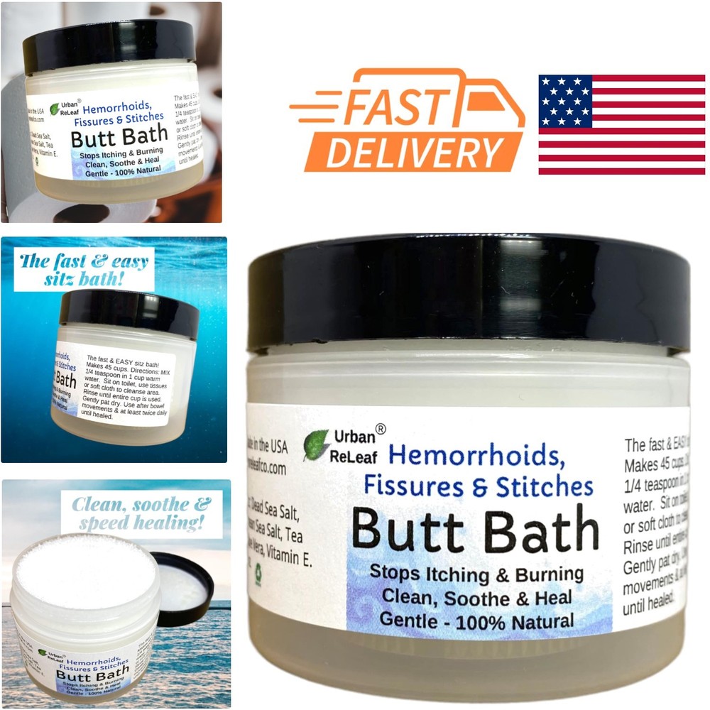 Soothing Sitz Bath for Hemorrhoids and Fissures Cleanse with Aloe Vera 4 Ounces