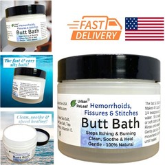 Soothing Sitz Bath for Hemorrhoids and Fissures Cleanse with Aloe Vera 4 Ounces