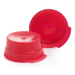 McKesson Tube Closure Snap Cap Red Polyethylene 177-113148R 1000 per Bag