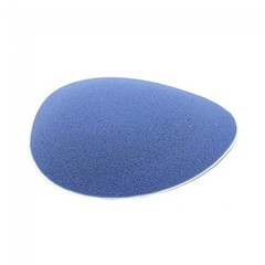 Poron Metatarsal Pads W/Adhesive Large 1 Dozen Ball of Foot Large, Blue