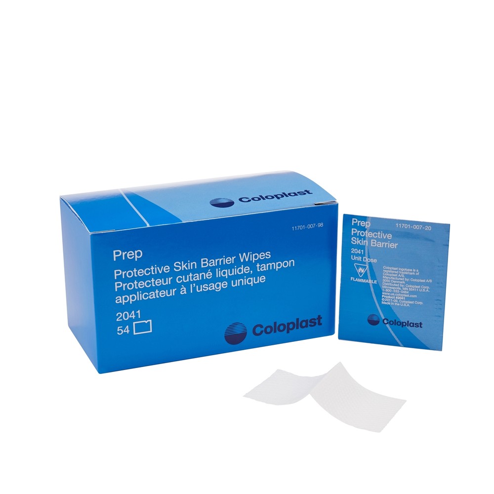 Coloplast Prep Skin Barrier Wipe NonWoven Gauze 1 Count(s) 54 Wipes/Count