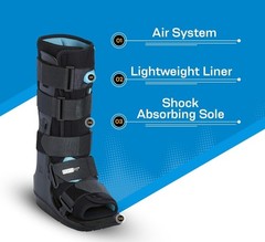 (Lot Of 2) Ossur Formfit Walker Boot with Air Medical Grade Walking Boot XL