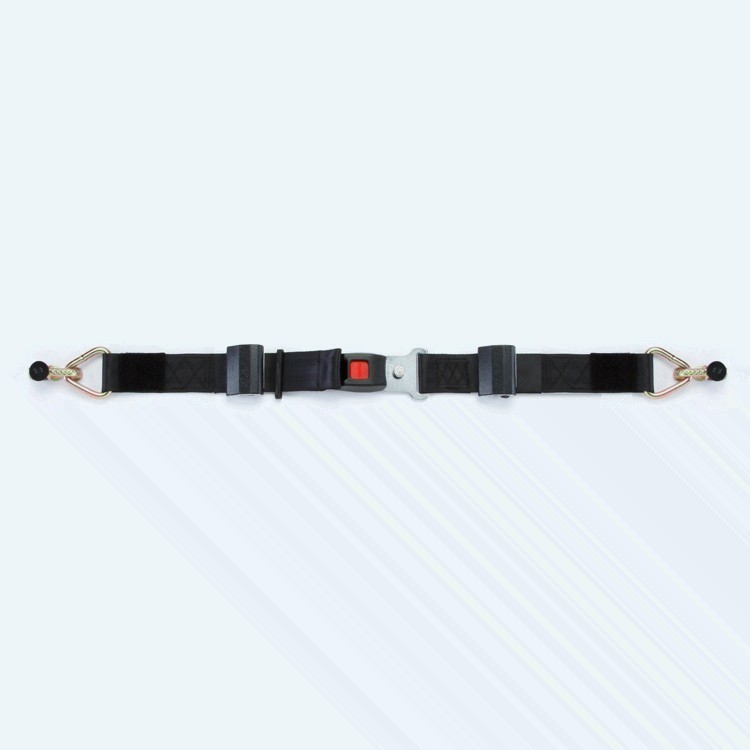 Q’Straint Q8-6325-T Occupant Securement Lap Belt with L-Track Fitting