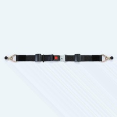 Q’Straint Q8-6325-T Occupant Securement Lap Belt with L-Track Fitting