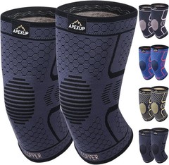 2 PCS Compression Knee Brace for Men, Women, Copper Compress Sleeve Top Quality