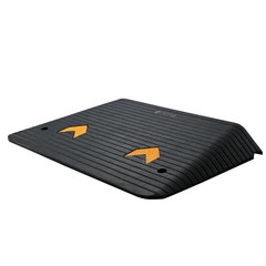 4″ Rise Upgraded Rubber Threshold Ramp with 1 Channel,33069 lbs Load Capacity